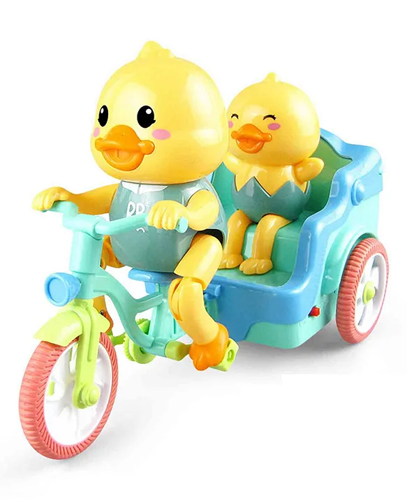 Funny Duck Tricycle Toy With Light & Music For Kids